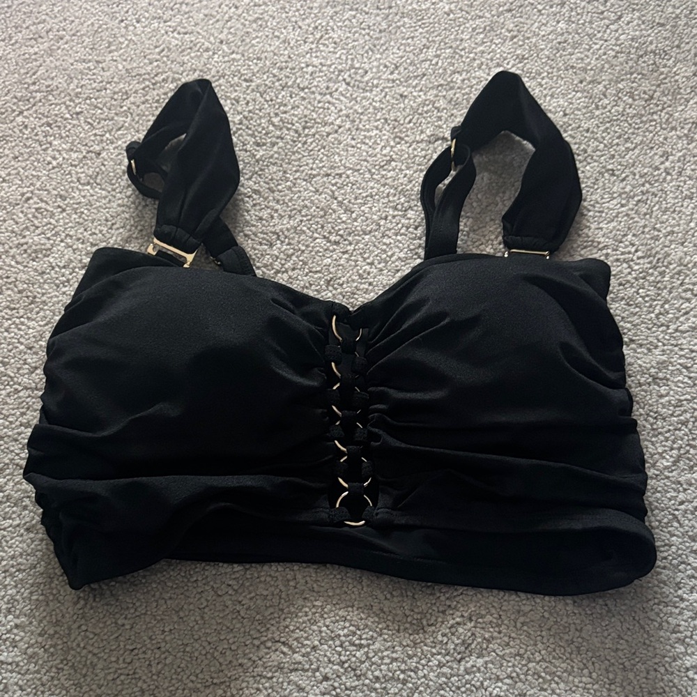 Swimsuits For All Black Crop Top